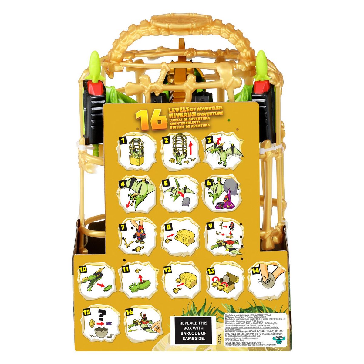 MOOSE Figurine Trésor X - Dino Gold Pterodactyle