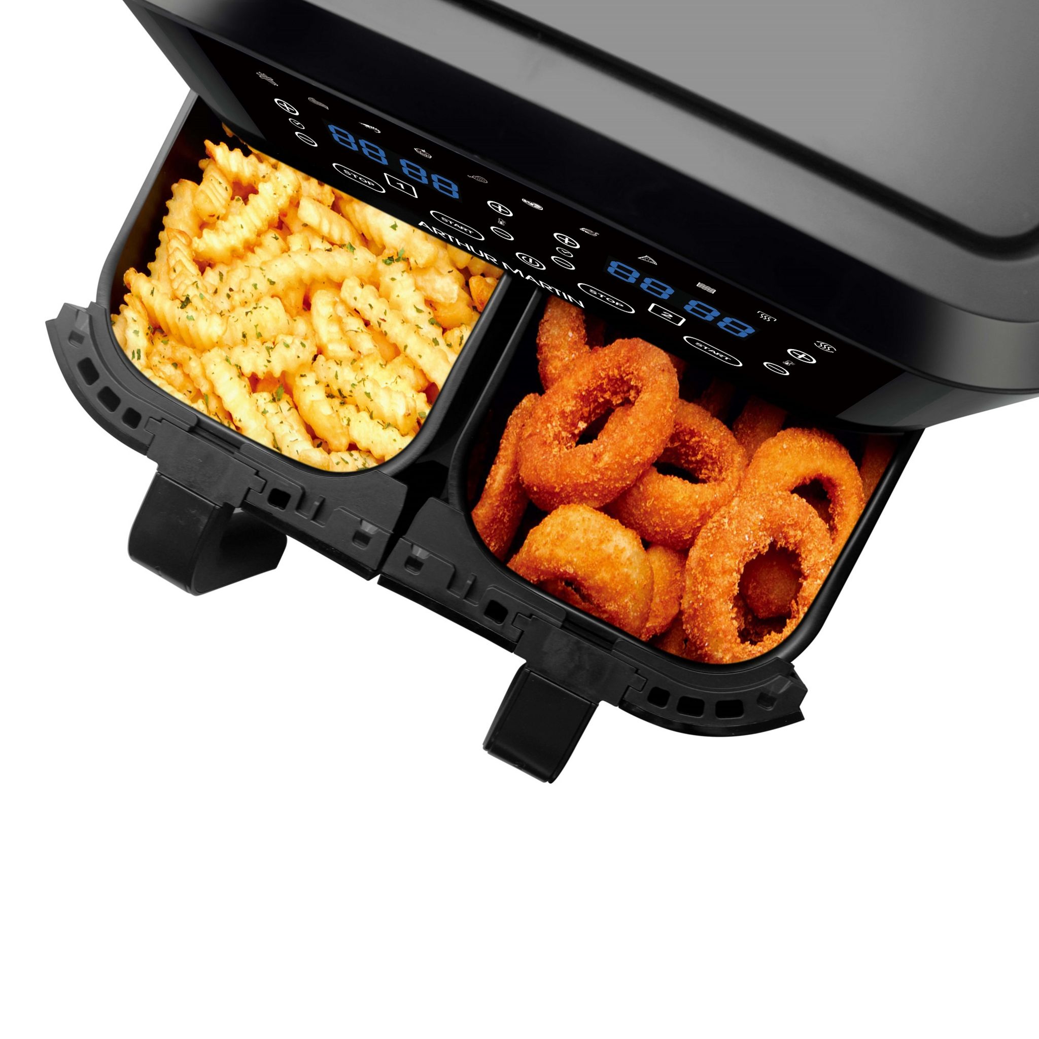 Voir la diapositive 3 : ARTHUR MARTIN Friteuse électrique sans huile à air chaud Air fryer AMPAF86 - Noir