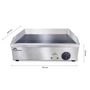 Voir la diapositive 2 : LITTLE BALANCE Plancha électrique Snack 8568 +- Inox