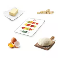 Tefal bc1000v1 compliss balance de cuisine graduation de 5 kg / 1 g large  plateforme en plastique fonction tare ecran lcd - La Poste