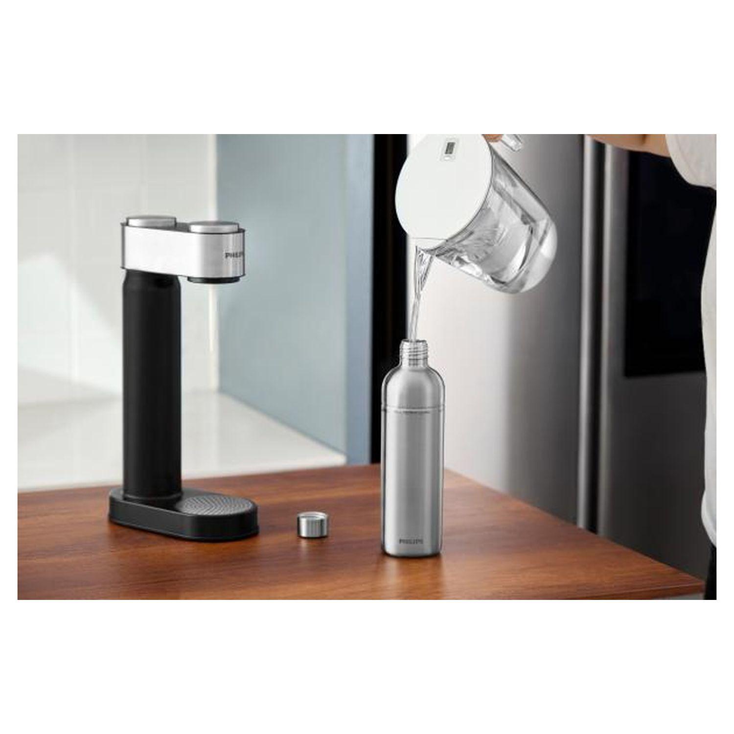 Voir la diapositive 3 : PHILIPS Bouteille acier inoxydable 1 L ADD917STT - Gris