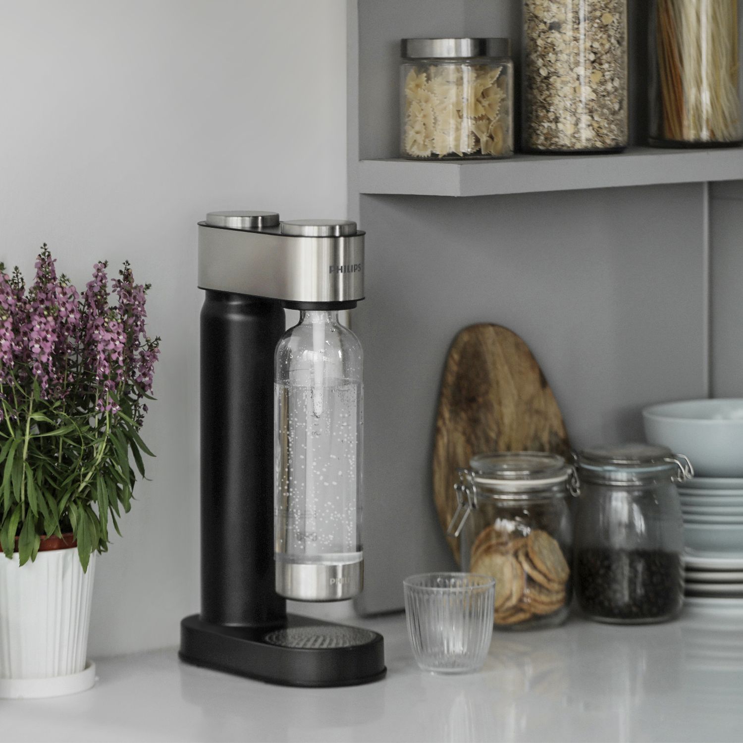 Voir la diapositive 2 : PHILIPS Machine à soda ADD4902BK - Noir