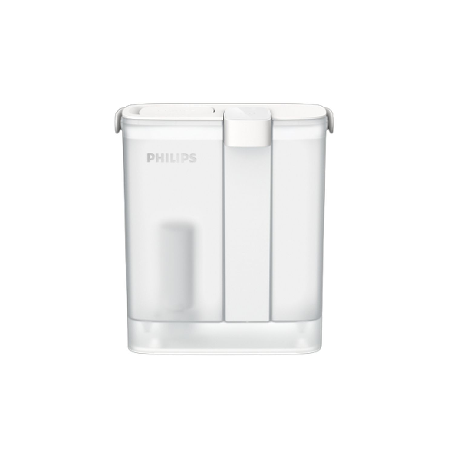 Voir la diapositive 2 : PHILIPS Carafe filtrante instantanée AWP2980 - Blanc