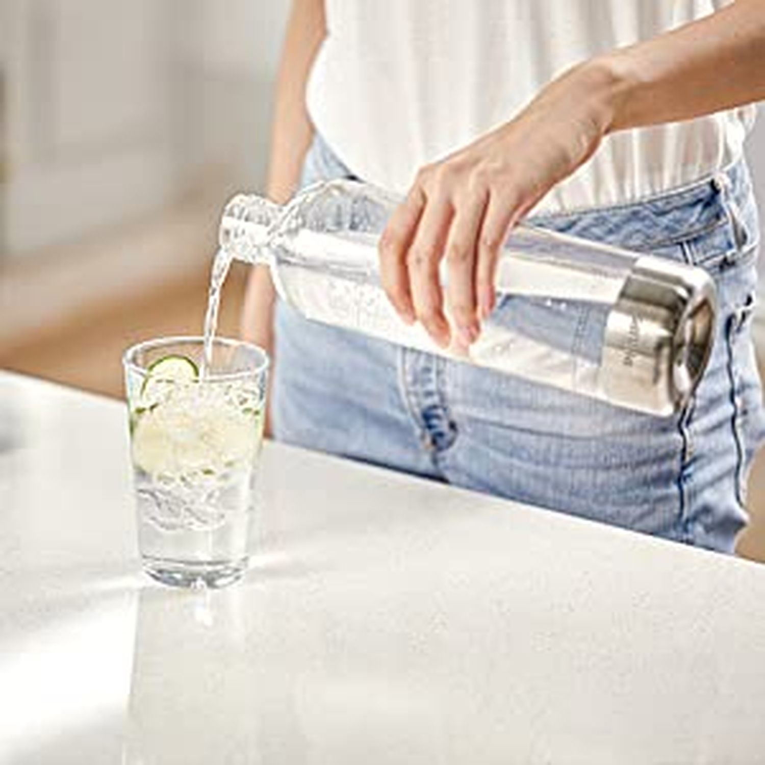 Voir la diapositive 2 : PHILIPS Bouteille PET 1 L ADD912 - Transparent