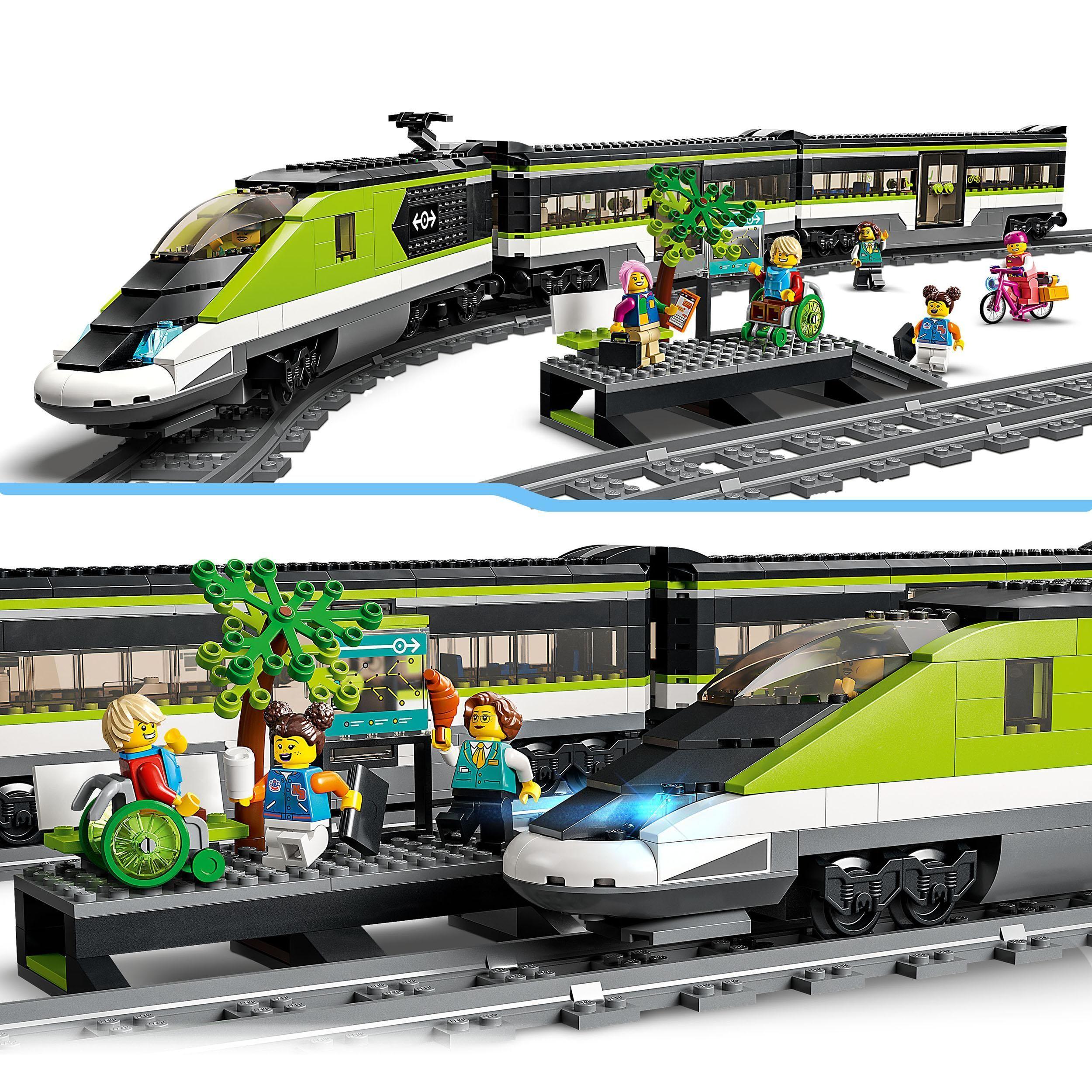 Voir la diapositive 5 : LEGO City 60337 Le Train de Voyageurs Express - Jeu Télécommandé - Garçon ou Fille 7 ans
