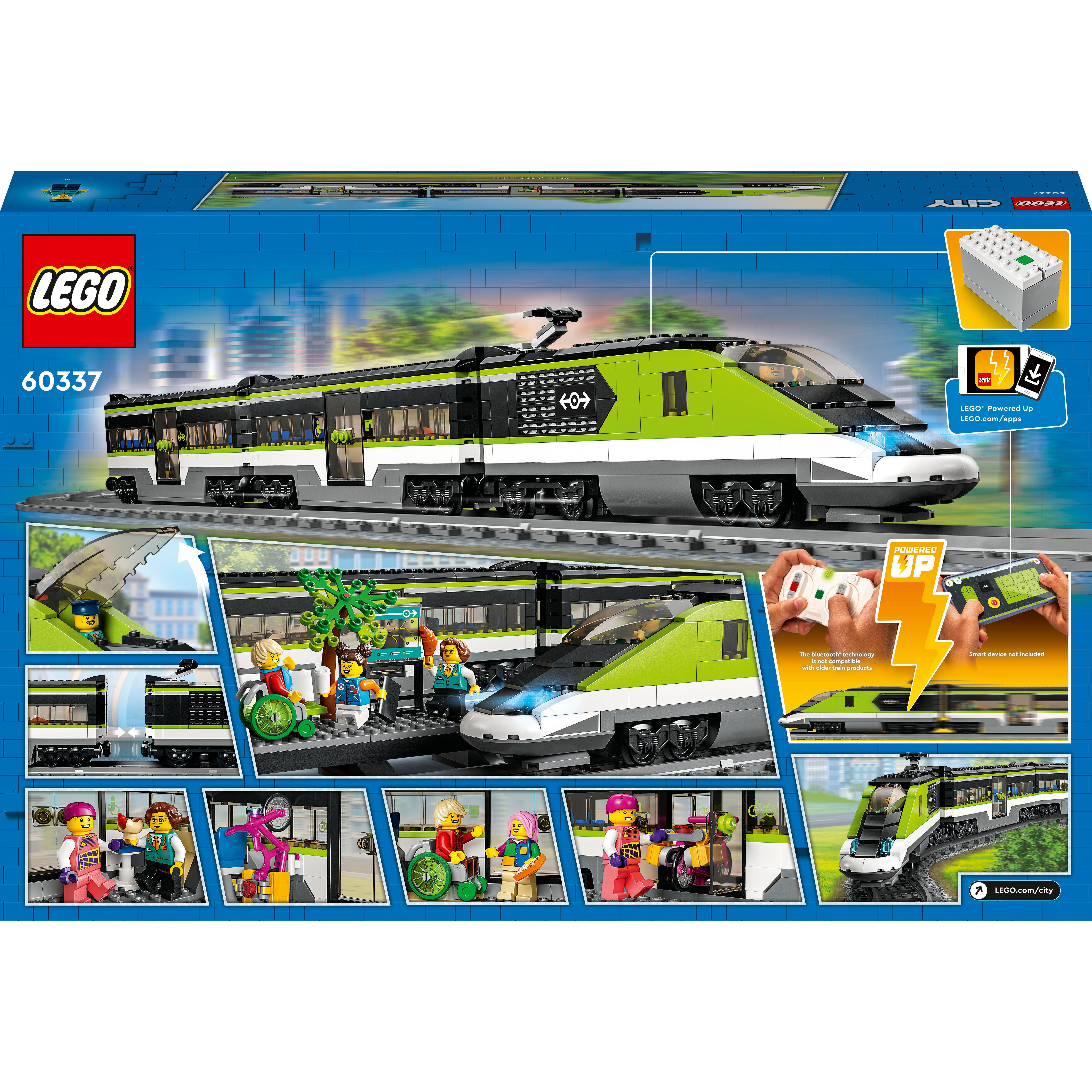 Voir la diapositive 7 : LEGO City 60337 Le Train de Voyageurs Express - Jeu Télécommandé - Garçon ou Fille 7 ans