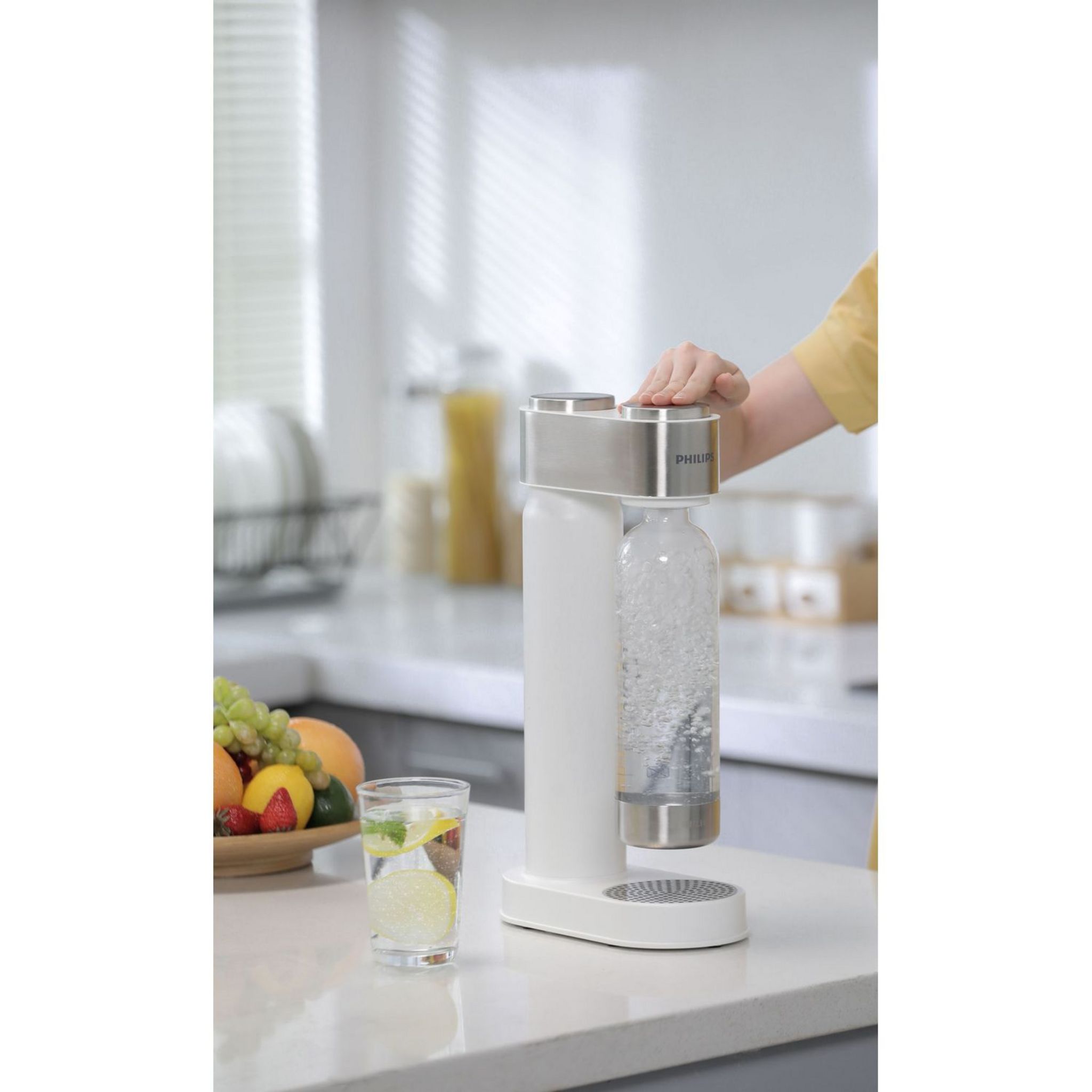 Voir la diapositive 5 : PHILIPS Machine à soda ADD4902WH - Blanc