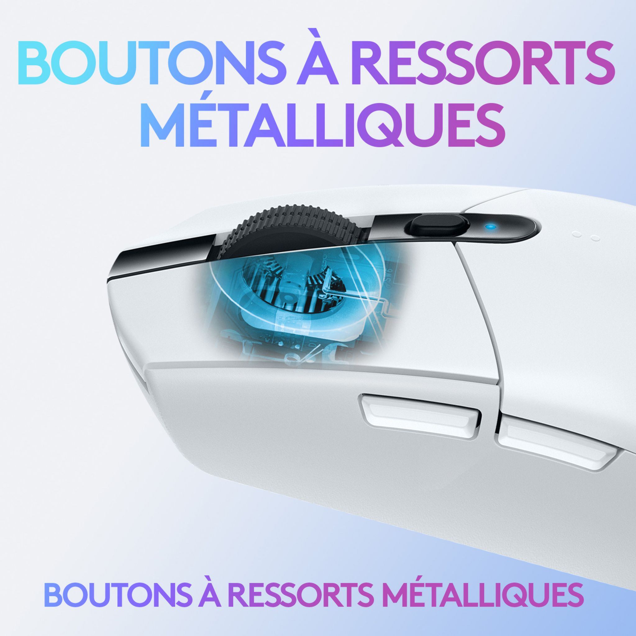 Voir la diapositive 7 : LOGITECH Souris G305 Gaming BC - Blanc