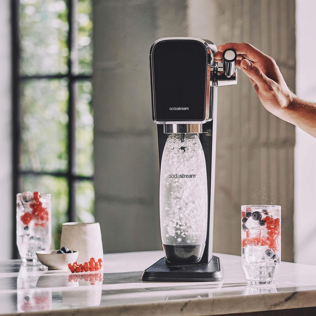 SODASTREAM Machine à gazéifier ART - Noir