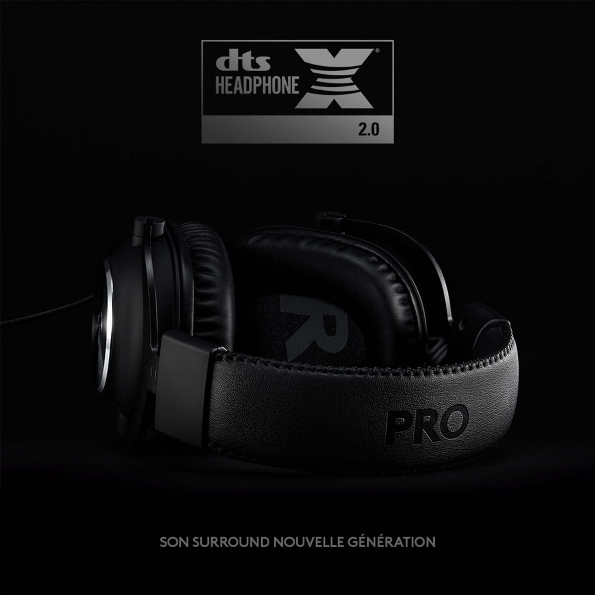Voir la diapositive 3 : LOGITECH Casque audio GAMING PRO X N - Noir