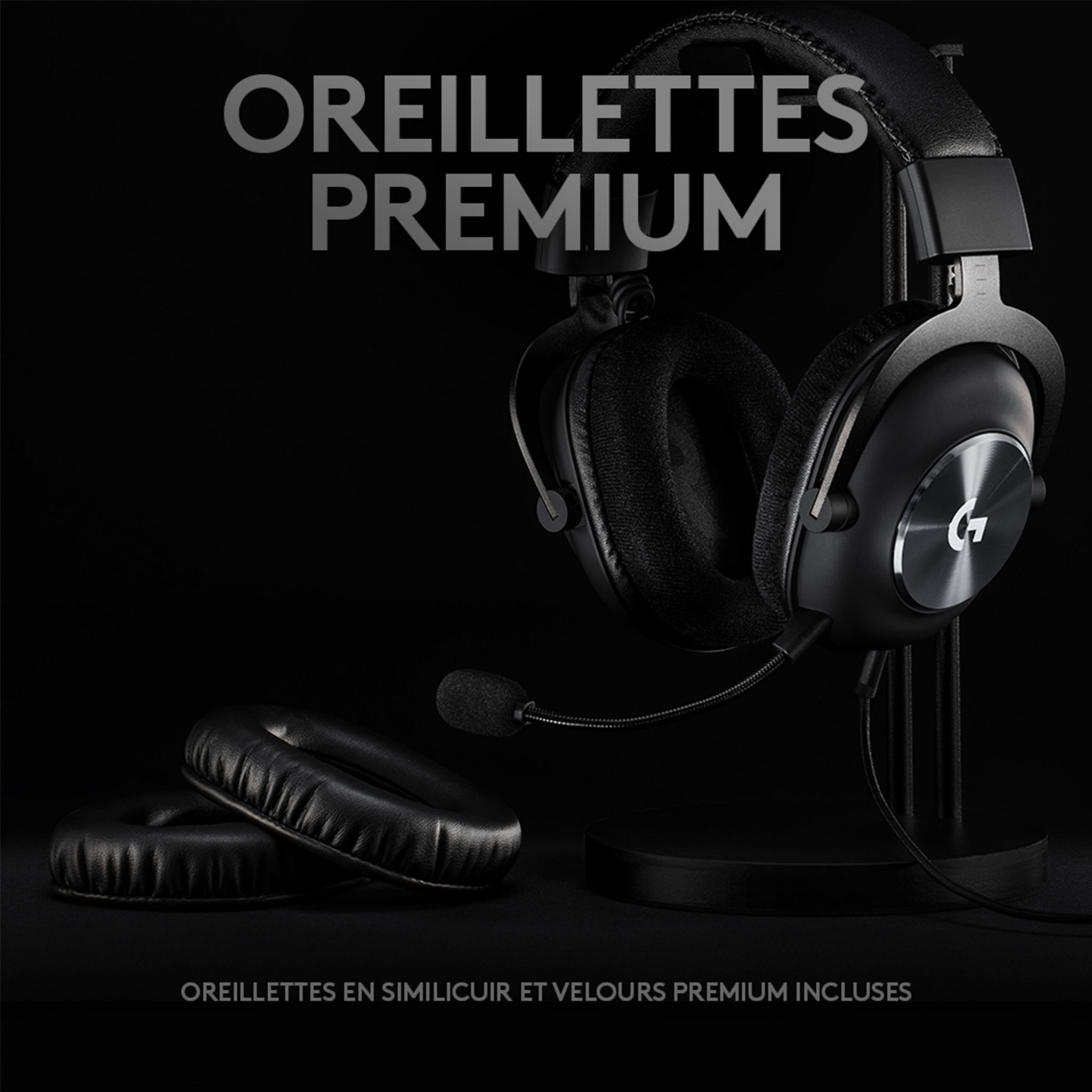 Voir la diapositive 4 : LOGITECH Casque audio GAMING PRO X N - Noir