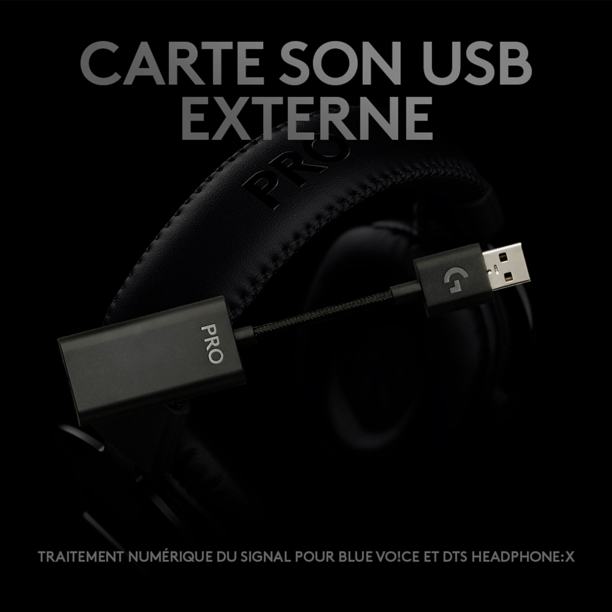 Voir la diapositive 7 : LOGITECH Casque audio GAMING PRO X N - Noir