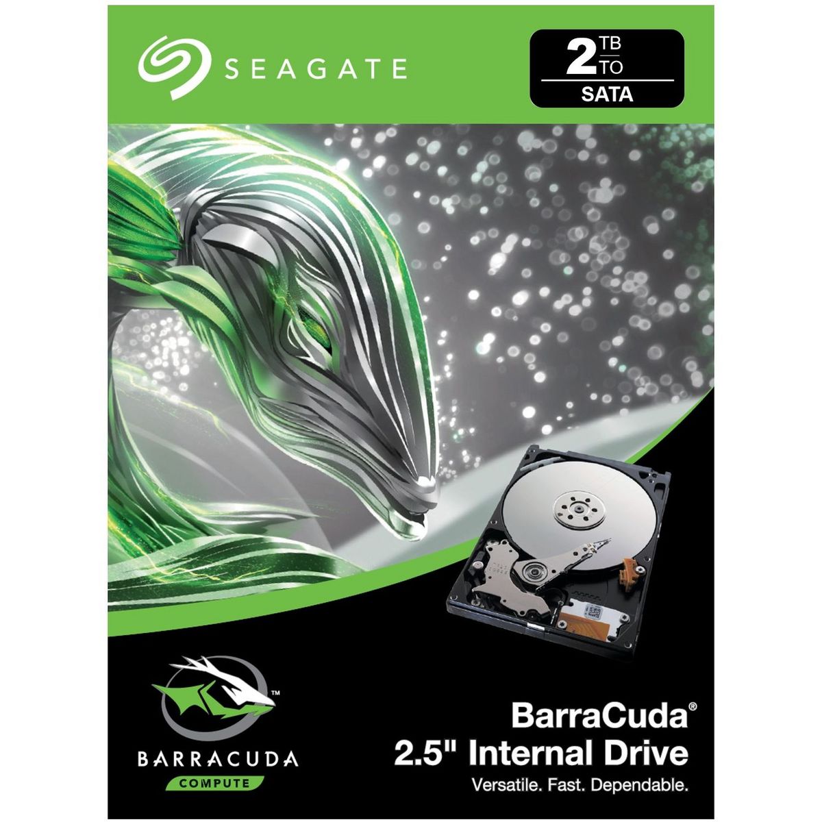 SEAGATE Disque dur interne 2.5 BRCUDA 2TO