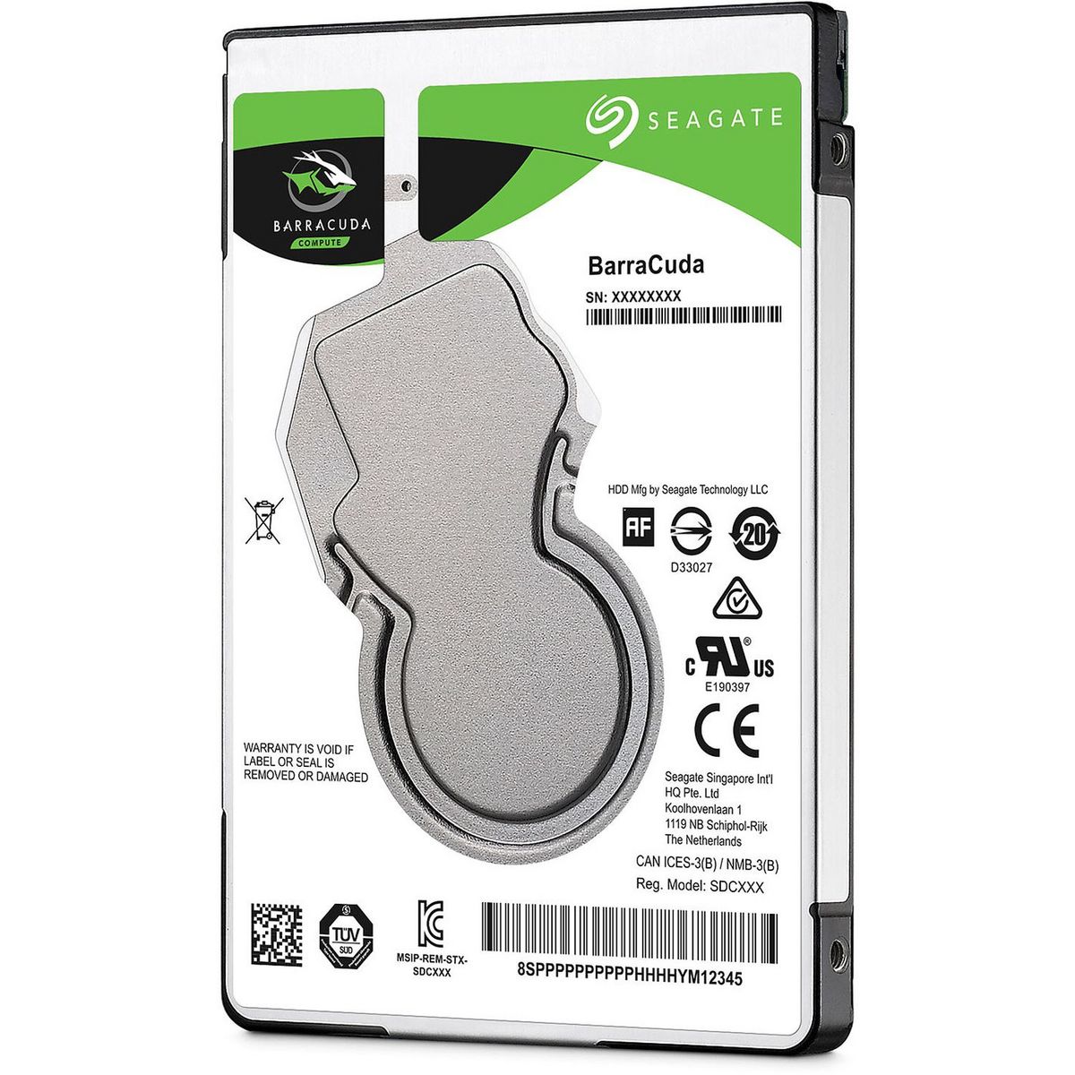 SEAGATE Disque dur interne 2.5 BRCUDA 2TO