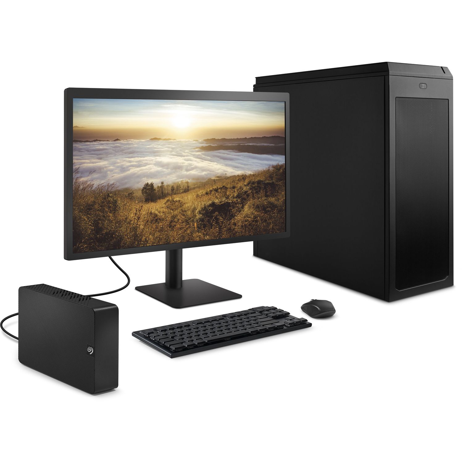 Voir la diapositive 7 : SEAGATE Disque dur 3.5 EXPANSION 8TO - Noir