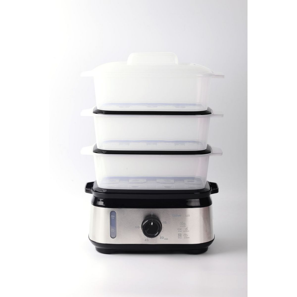 QILIVE Cuiseur vapeur Q.5756 - Gris