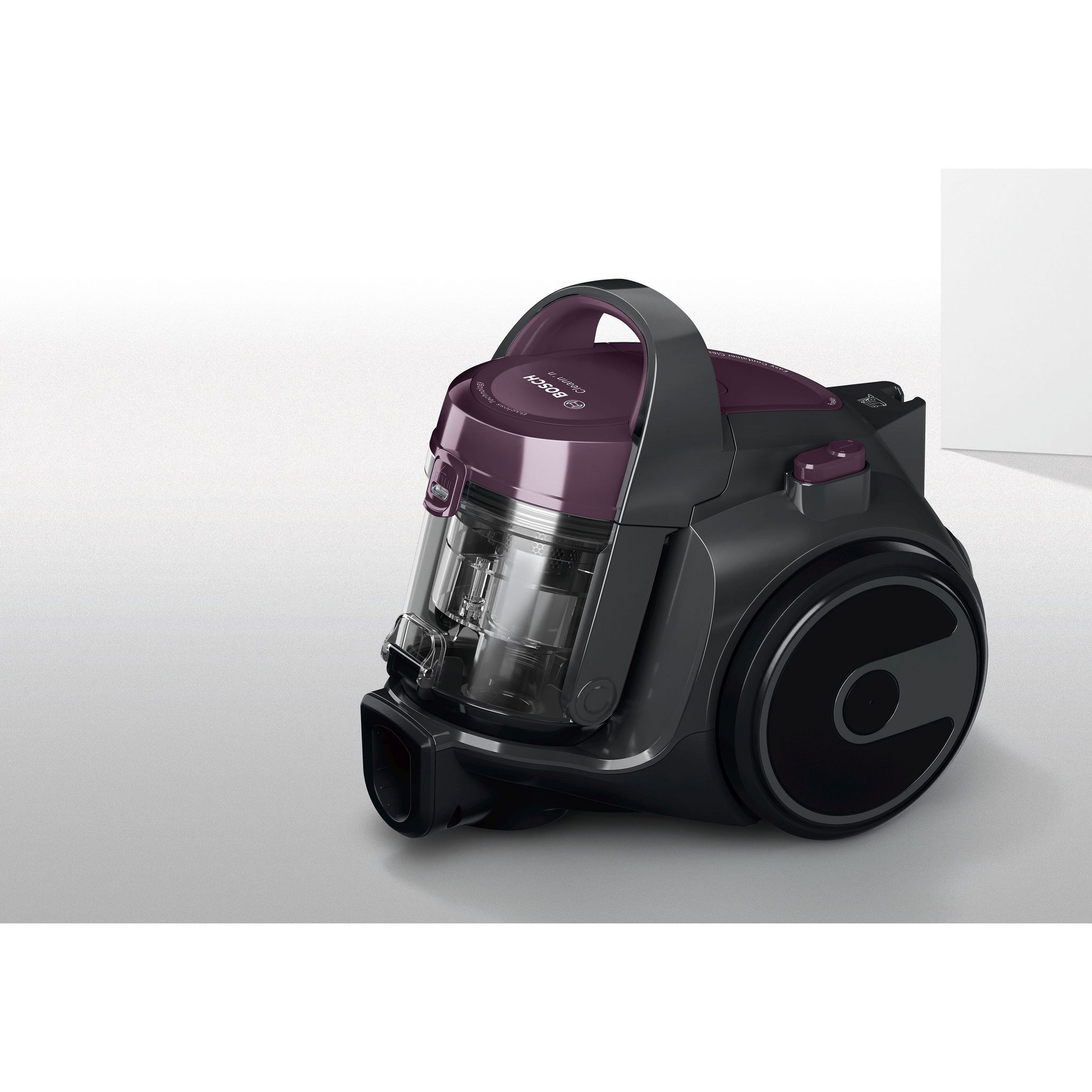Voir la diapositive 3 : BOSCH Aspirateur traîneau sans sac BGC05AAA1- Violet