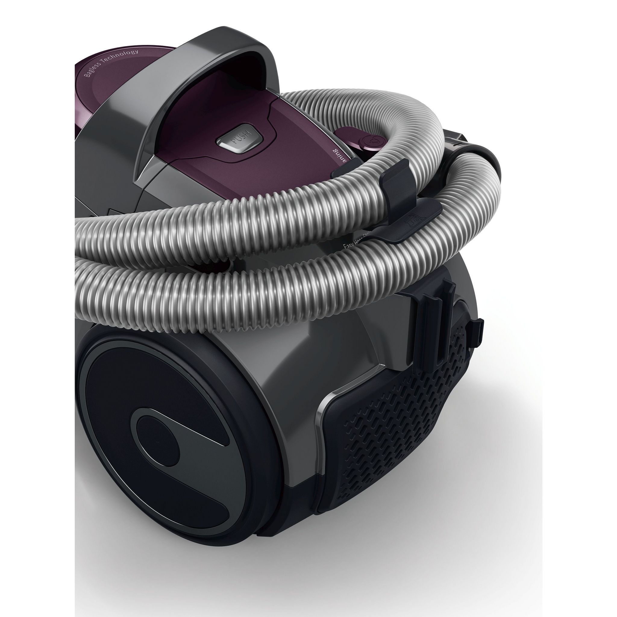 Voir la diapositive 9 : BOSCH Aspirateur traîneau sans sac BGC05AAA1- Violet