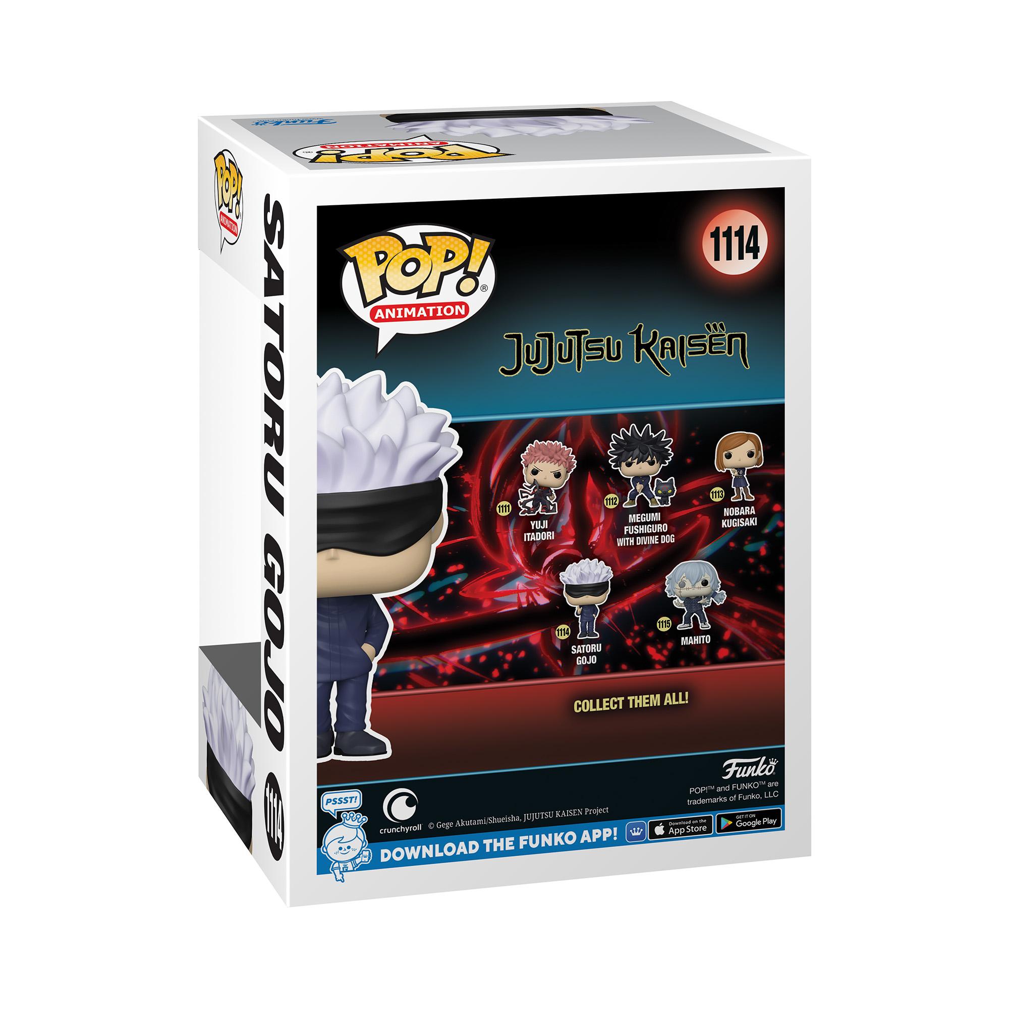 Voir la diapositive 3 : FUNKO Figurine POP Gojo Satoru - Jujutsu Kaisen