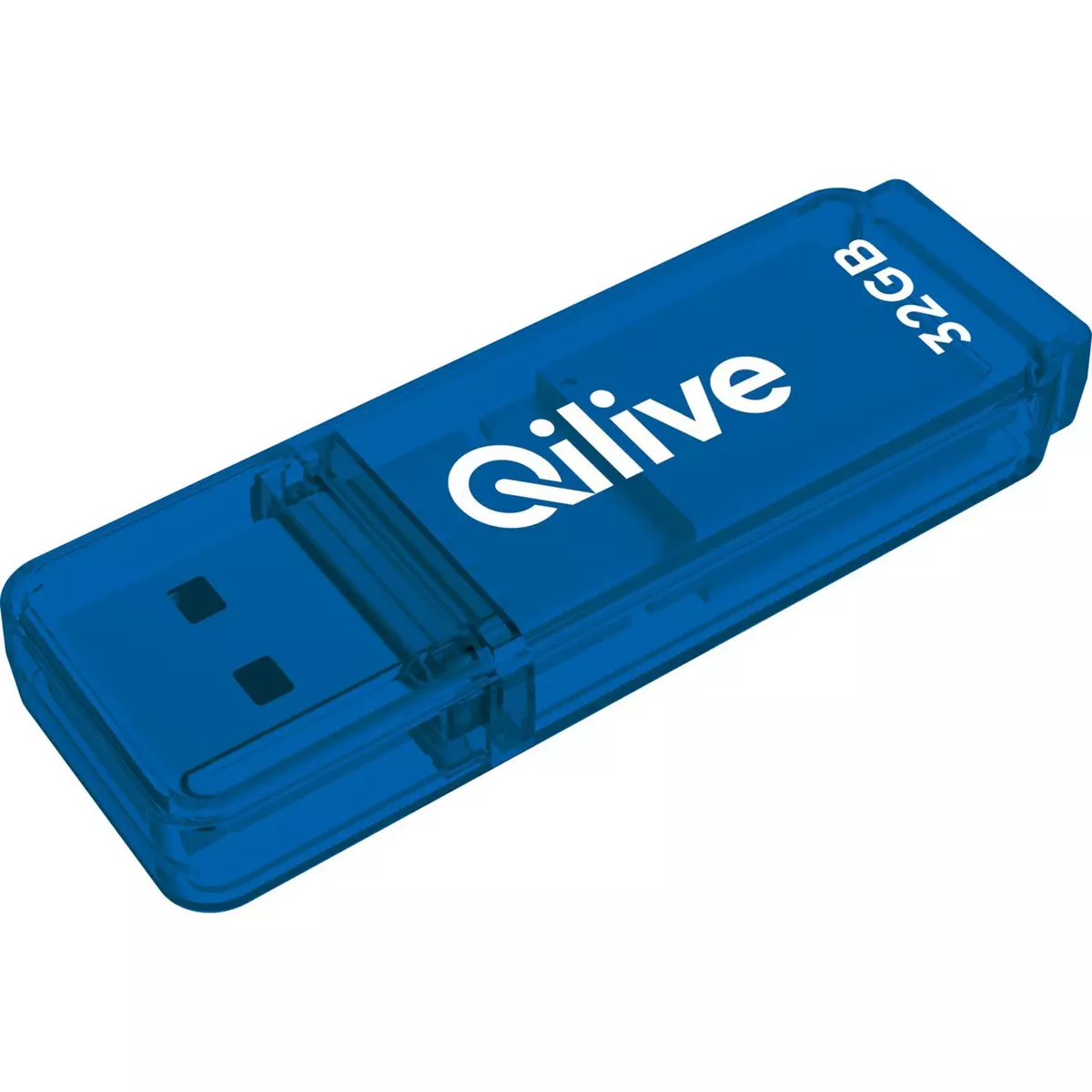 QILIVE Clé USB 32GO USB3.2 K103 - Bleu pas cher 