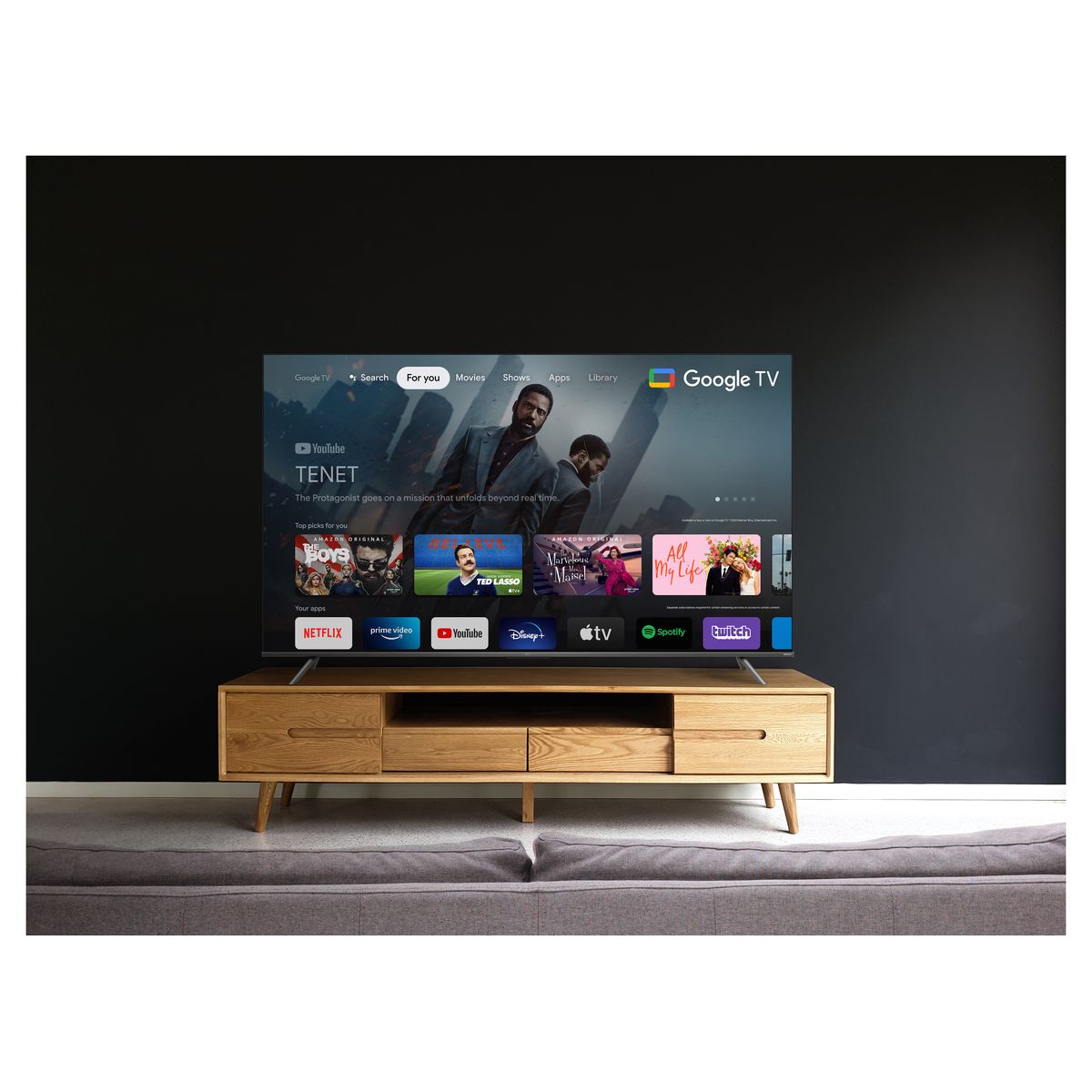 Voir la diapositive 12 : TCL TV QLED Ultra HD 65C635 165 cm Google TV & Game Master