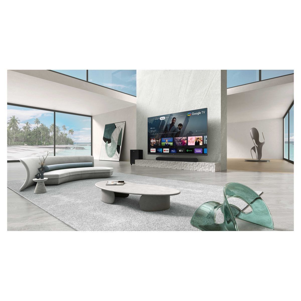 TCL 75C935 TV QLED MINI LED Ultra HD 189cm Google TV