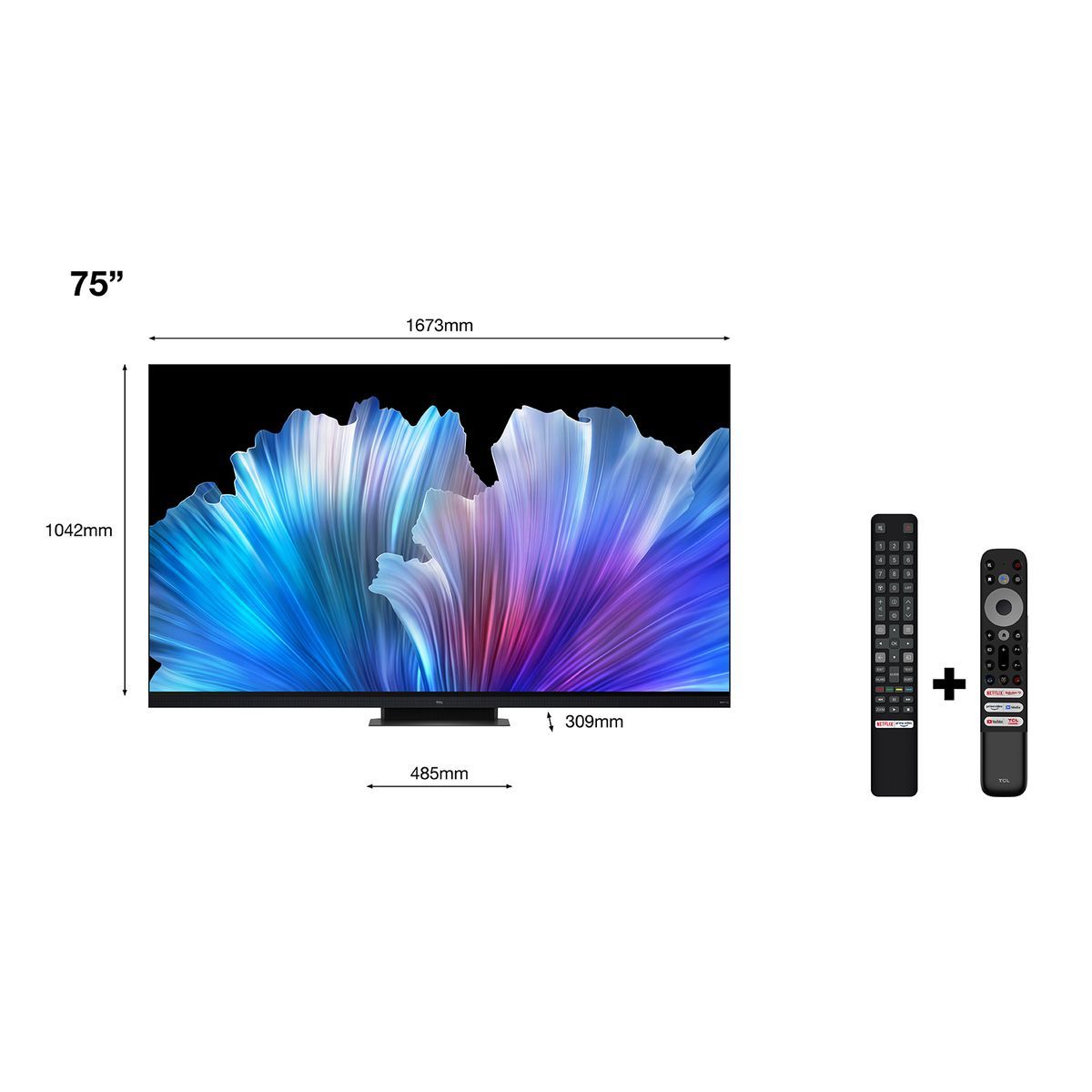 TCL 75C935 TV QLED MINI LED Ultra HD 189cm Google TV