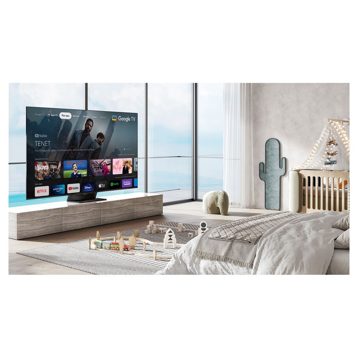 TCL 65C835 TV QLED MINI LED Ultra HD 165 cm Google TV