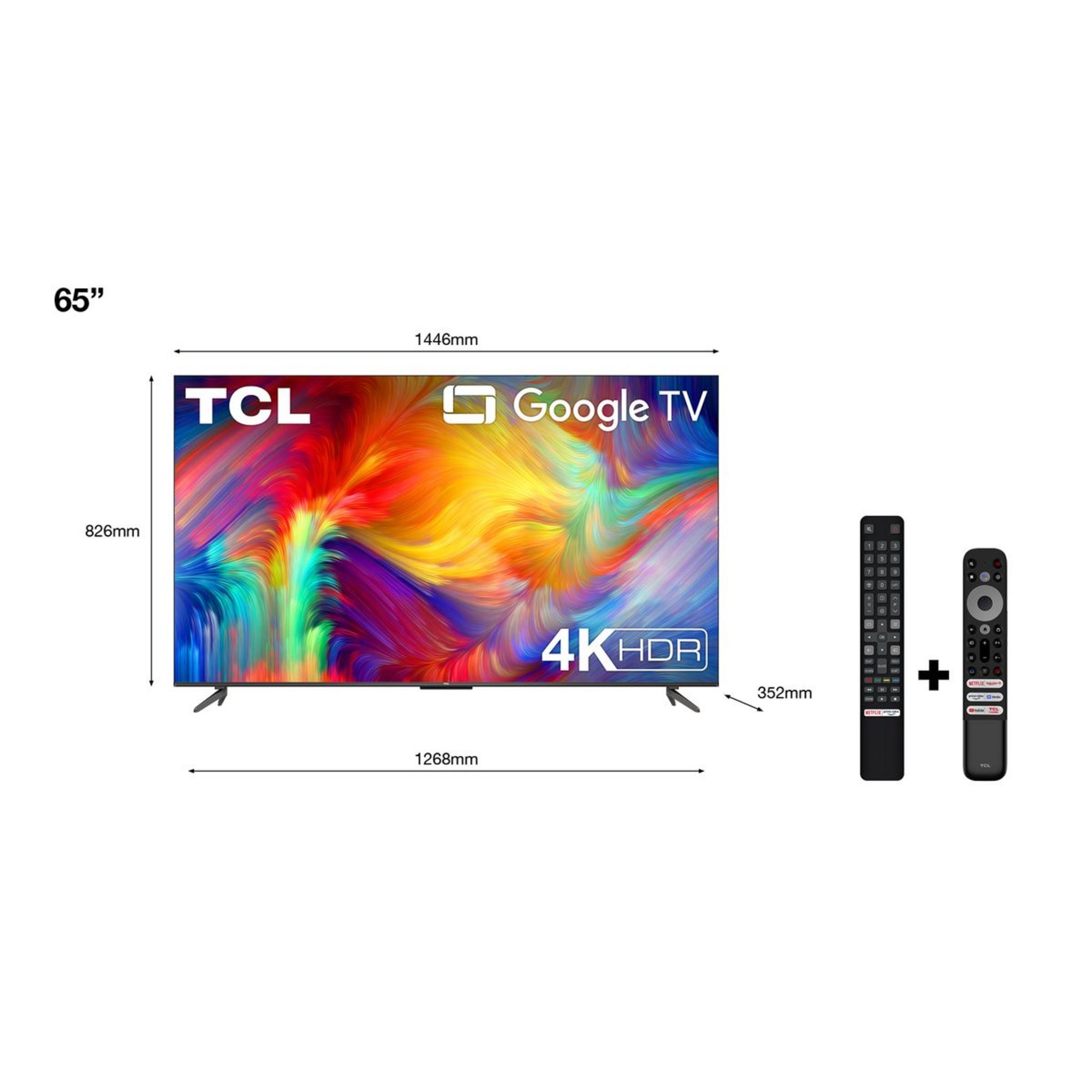 Voir la diapositive 6 : TCL 65P735 TV LED Ultra HD 165 cm Google TV