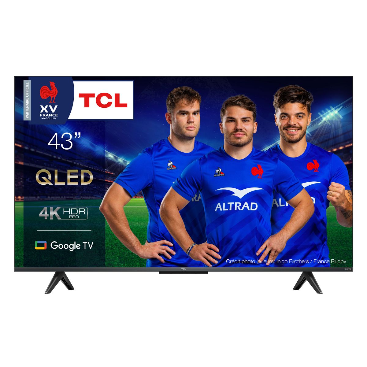 TCL TV QLED 43C635 108 cm Google TV
