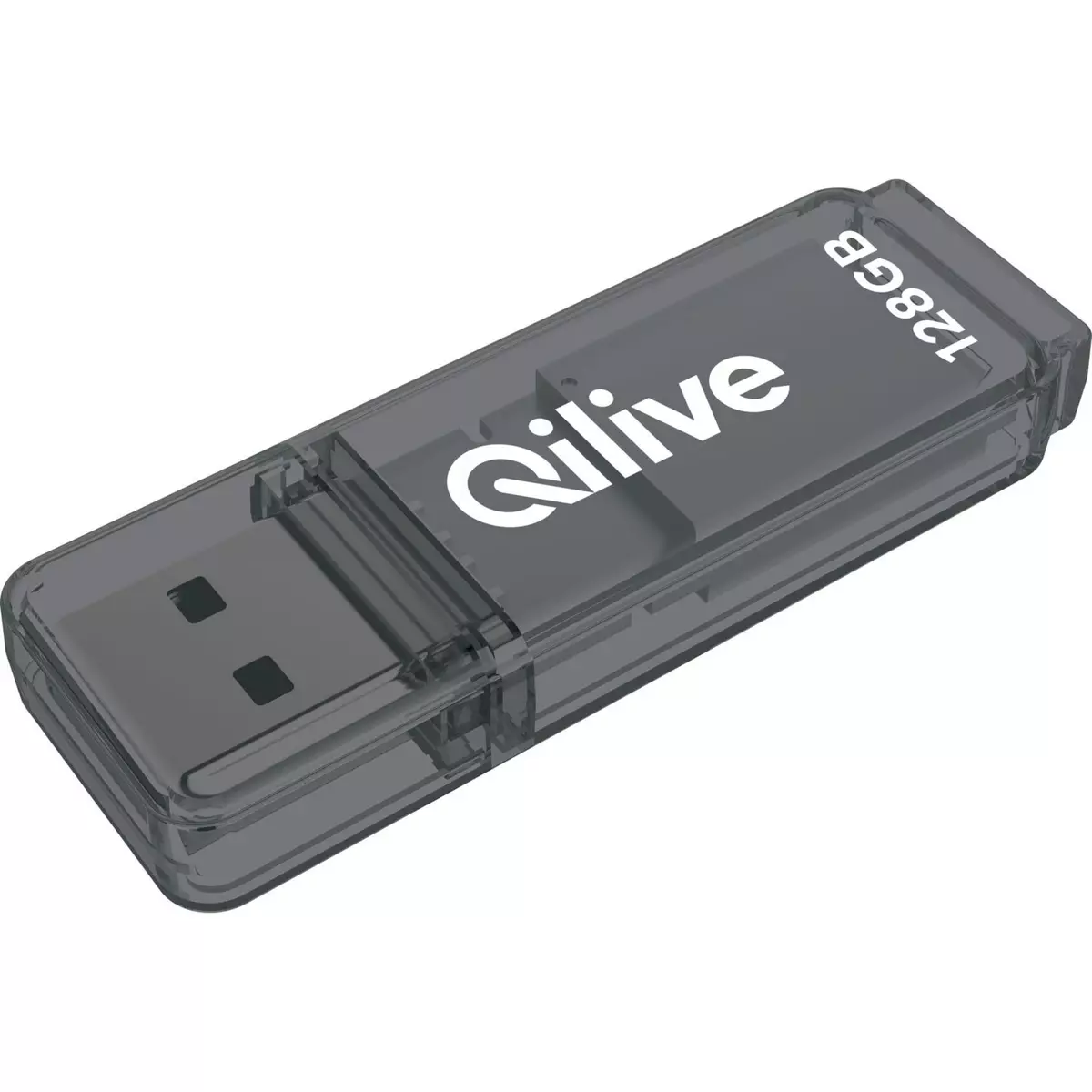 QILIVE Clé USB 128GO USB3.2 K103 - Gris pas cher 