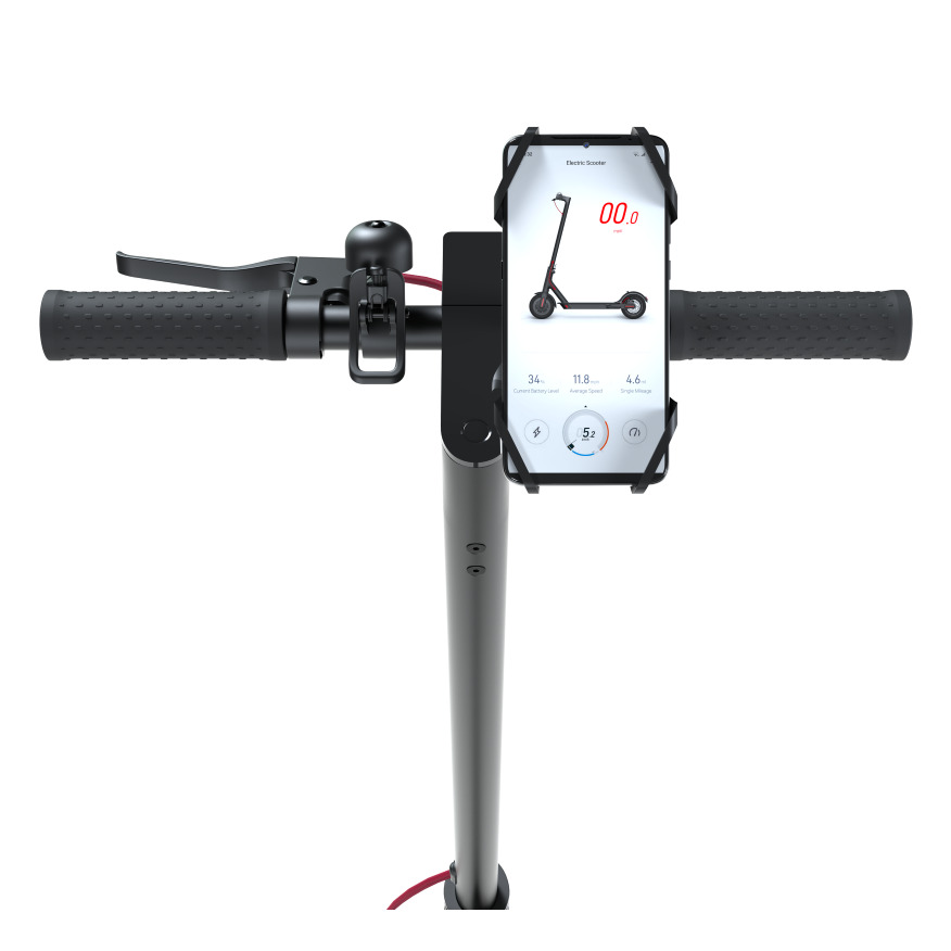 Voir la diapositive 7 : CASR Support téléphone pour trottinette et vélo -  Noir