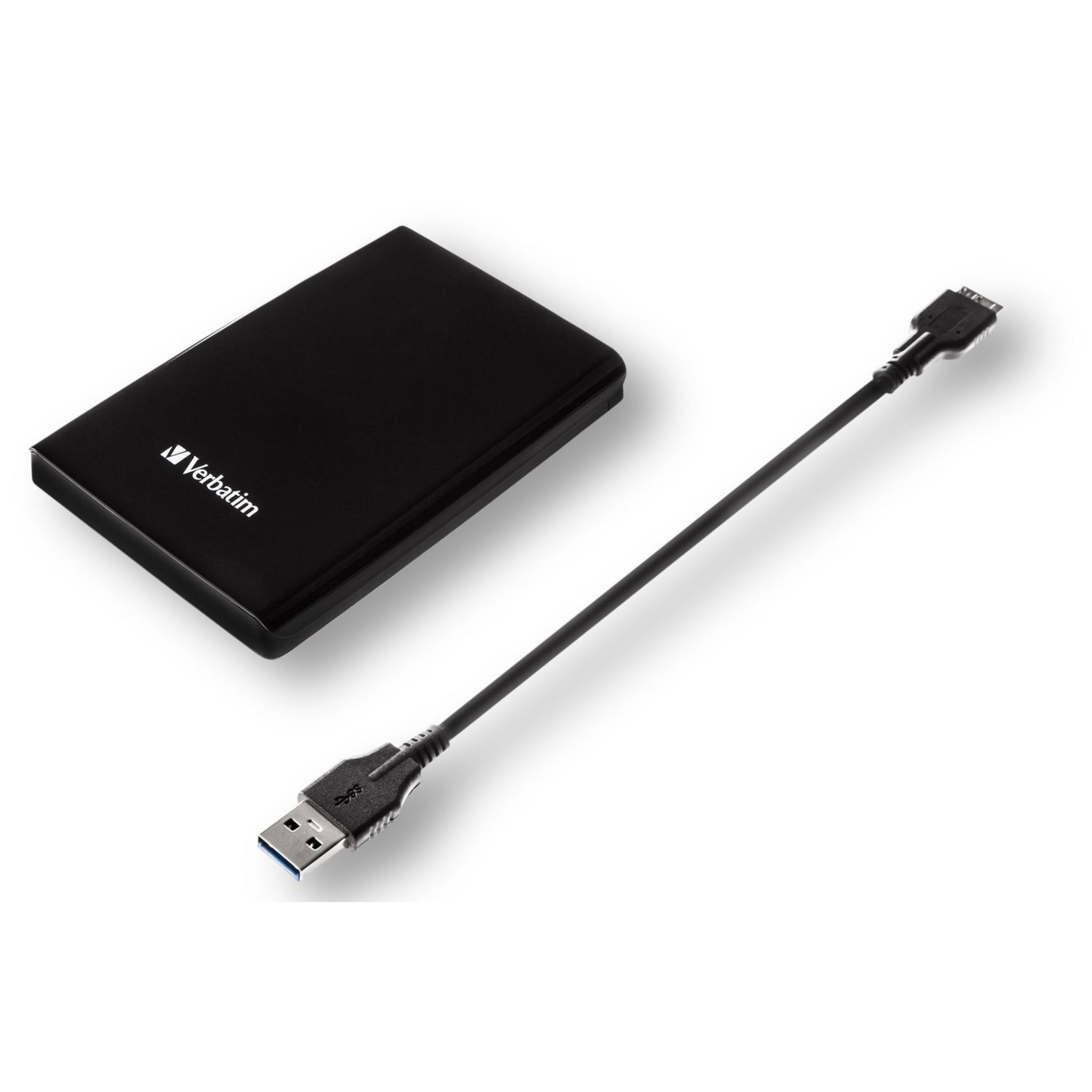 Voir la diapositive 2 : VERBATIM Disque dur externe portable 1TO USB 3.0 - Noir