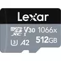 LEXAR Carte mémoire MSDXC 512GO UHSI + Adapt