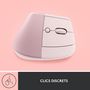 Voir la diapositive 7 : LOGITECH Souris LIFT SOURIS ERGO - Rose