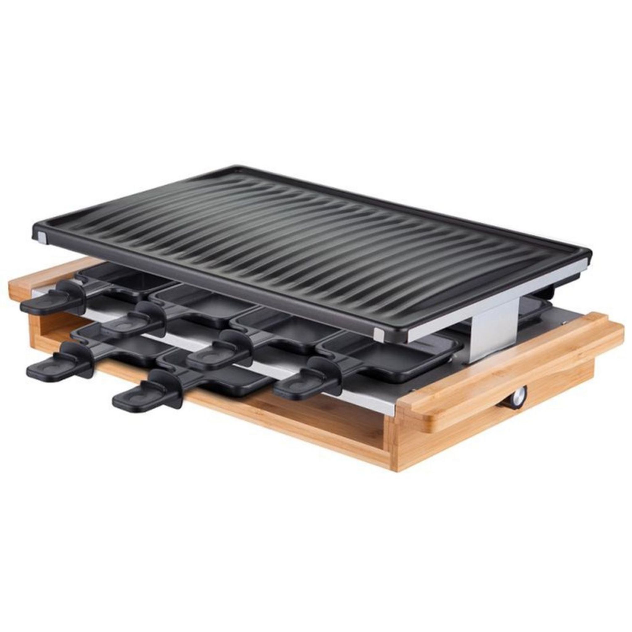 SILVERSTYLE Appareil à raclette 8 personnes 2618 - Noir