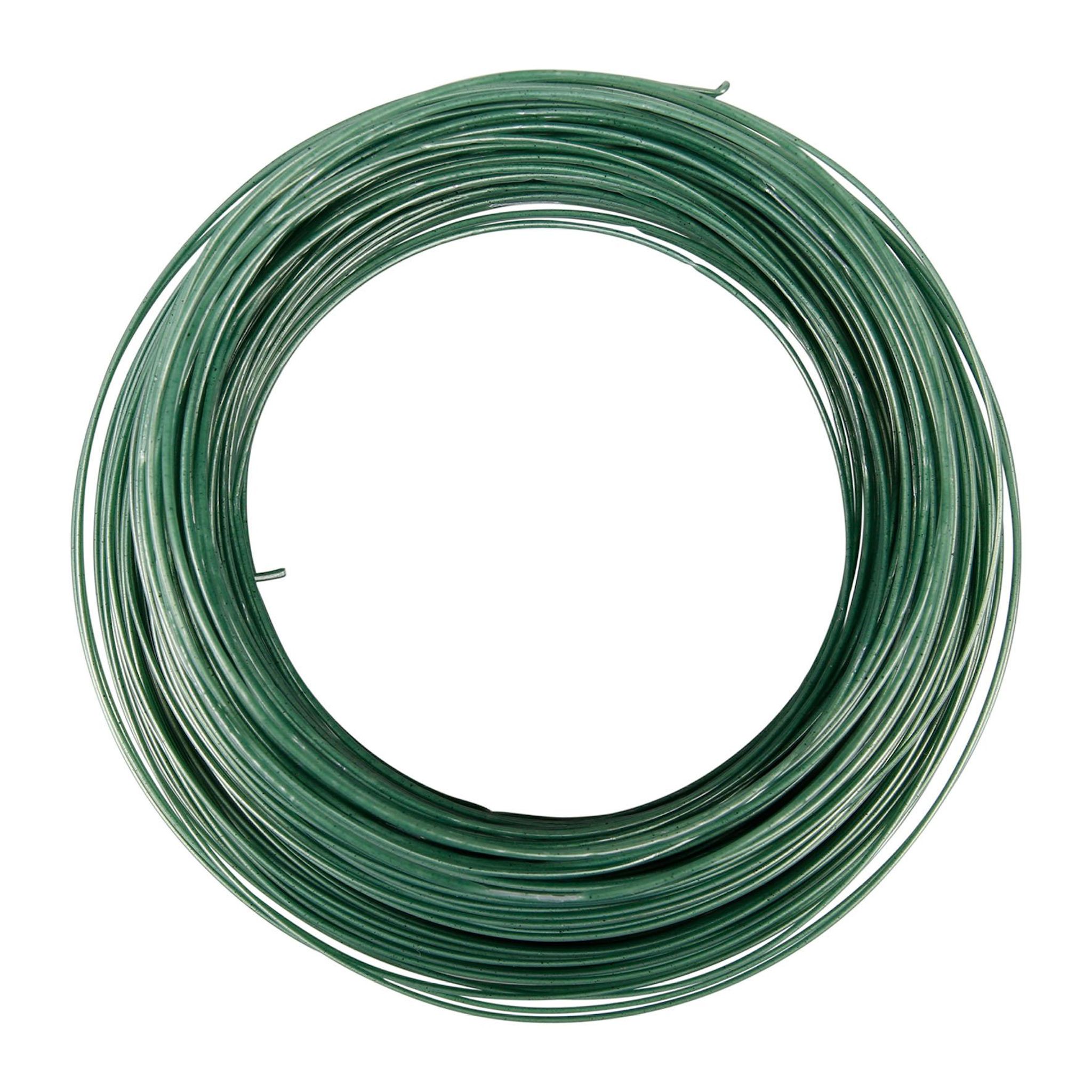 GREENGERS Fil de fer plastifié 50 m