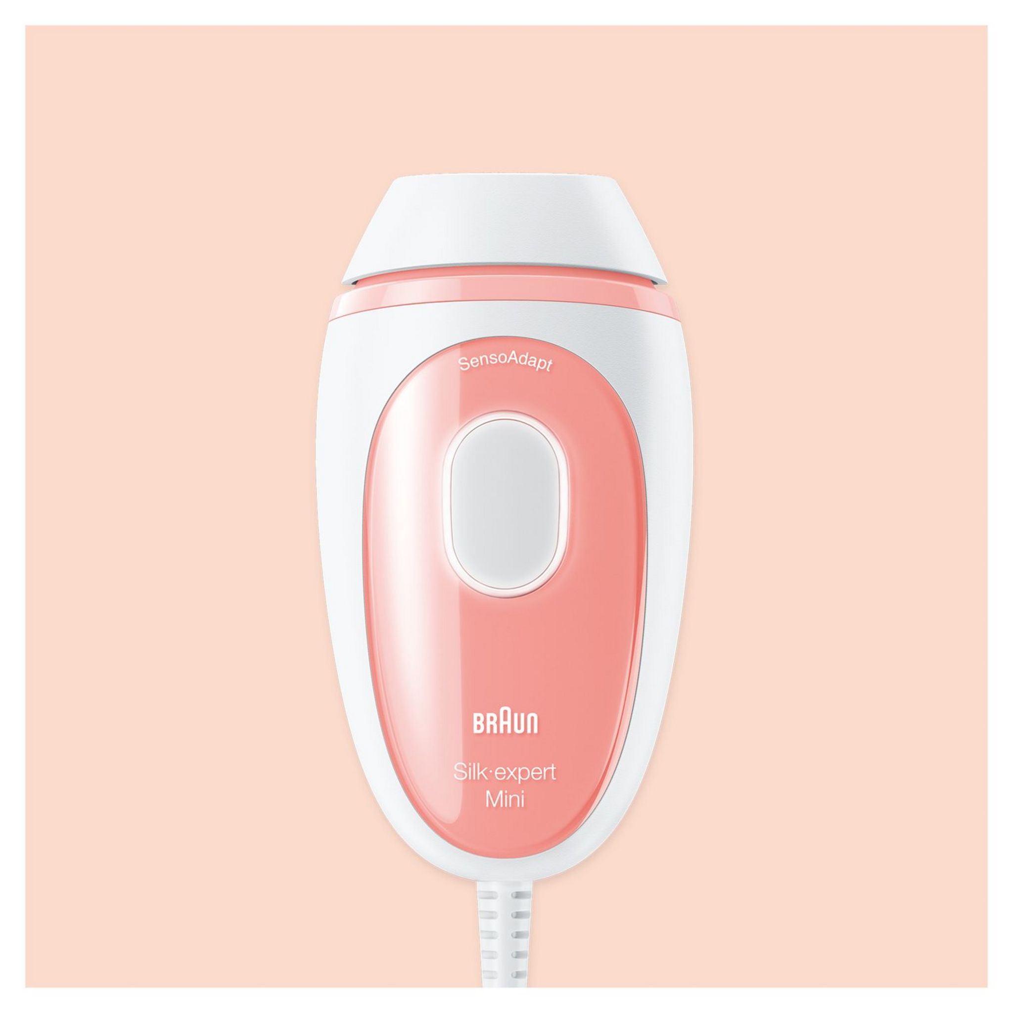 Voir la diapositive 4 : BRAUN Épilateur à la lumière pulsée PL1000 corps et visage - Rose