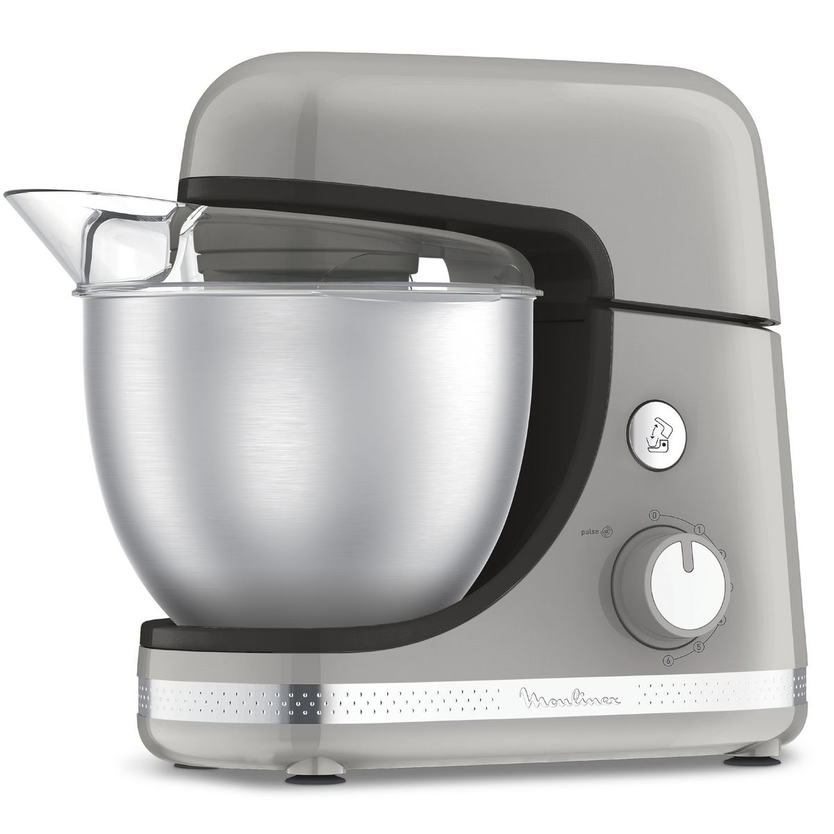 MOULINEX Robot pâtissier QA250E10 - Gris