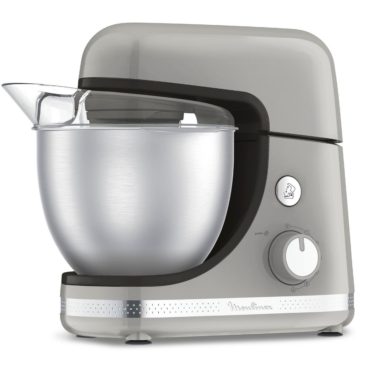 MOULINEX Robot pâtissier QA250E10 - Gris