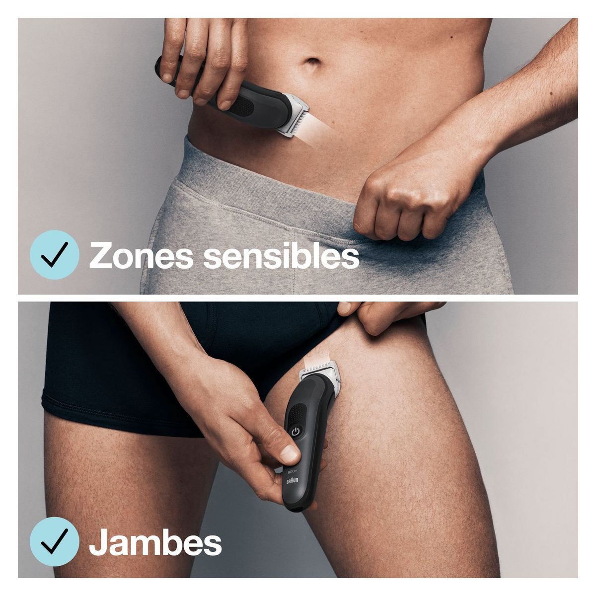 BRAUN Tondeuse corps BG3340 - Noir