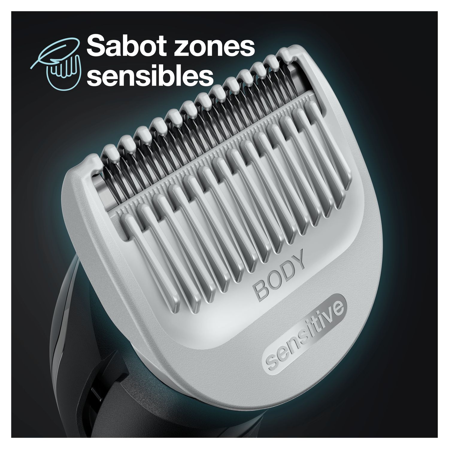 Voir la diapositive 5 : BRAUN Tondeuse corps BG3340 - Noir