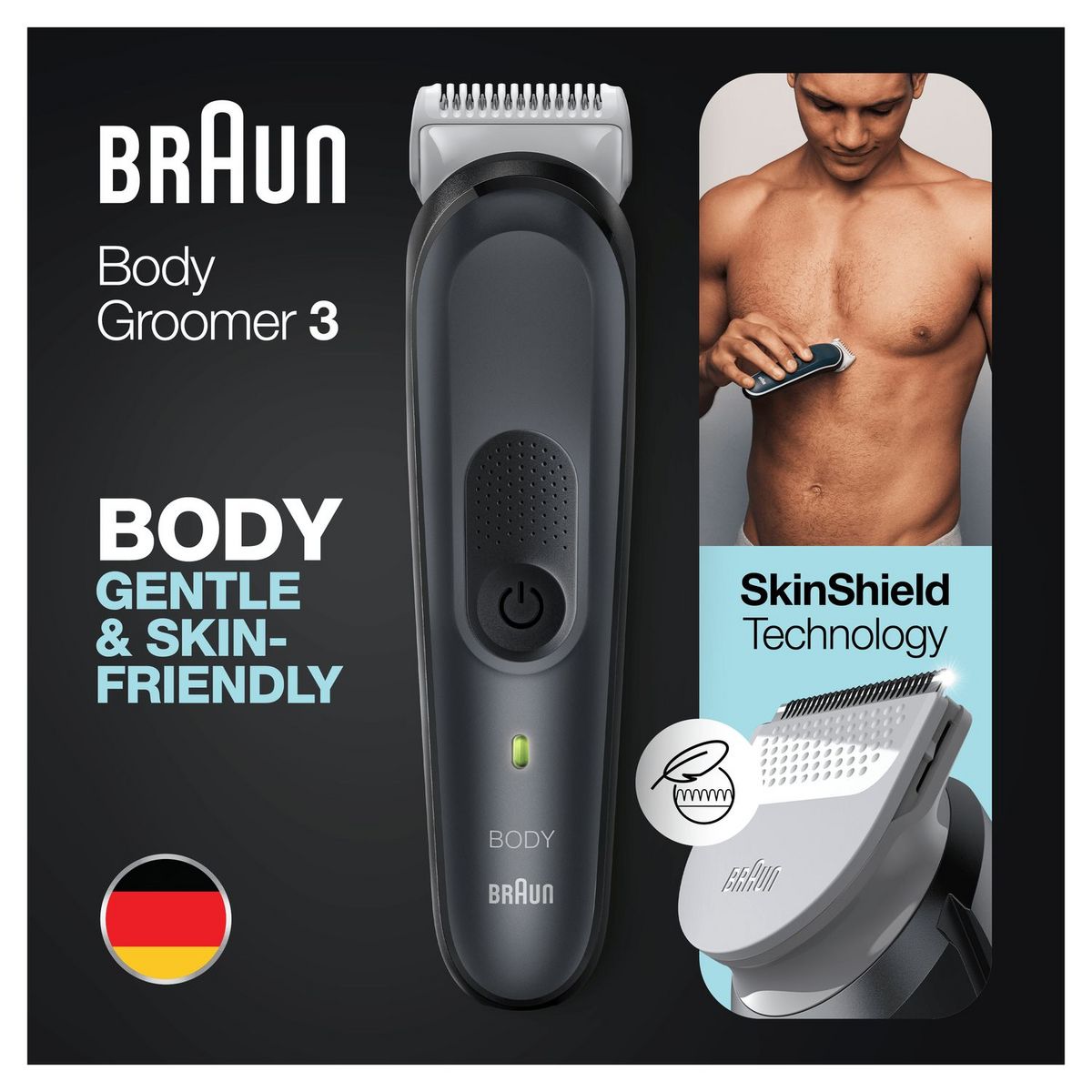 BRAUN Tondeuse corps BG3340 - Noir
