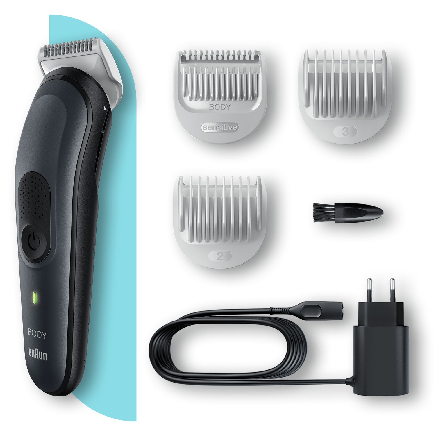 Voir la diapositive 11 : BRAUN Tondeuse corps BG3340 - Noir