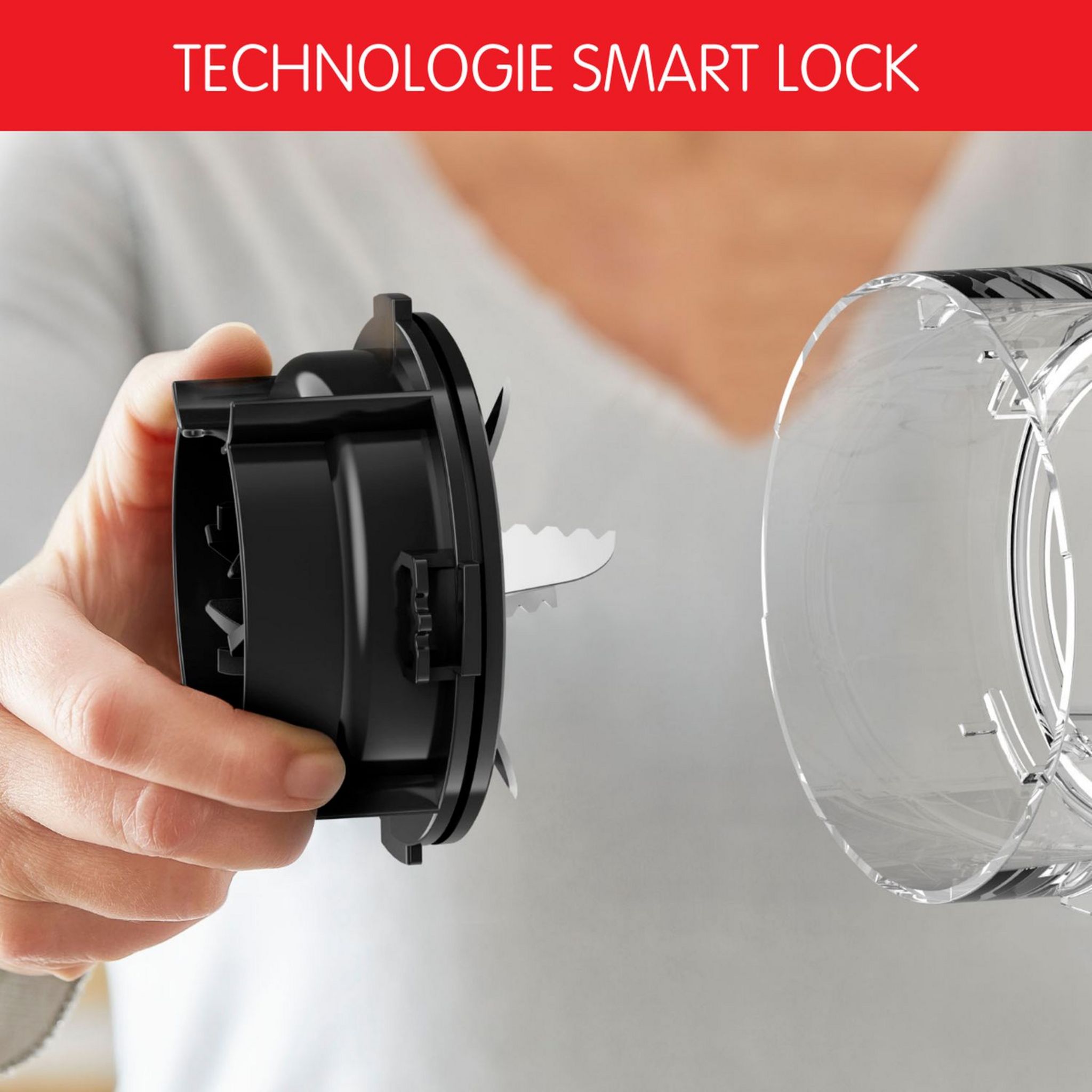 Voir la diapositive 2 : MOULINEX Blender soleil Pepper LM355E10 - Gris