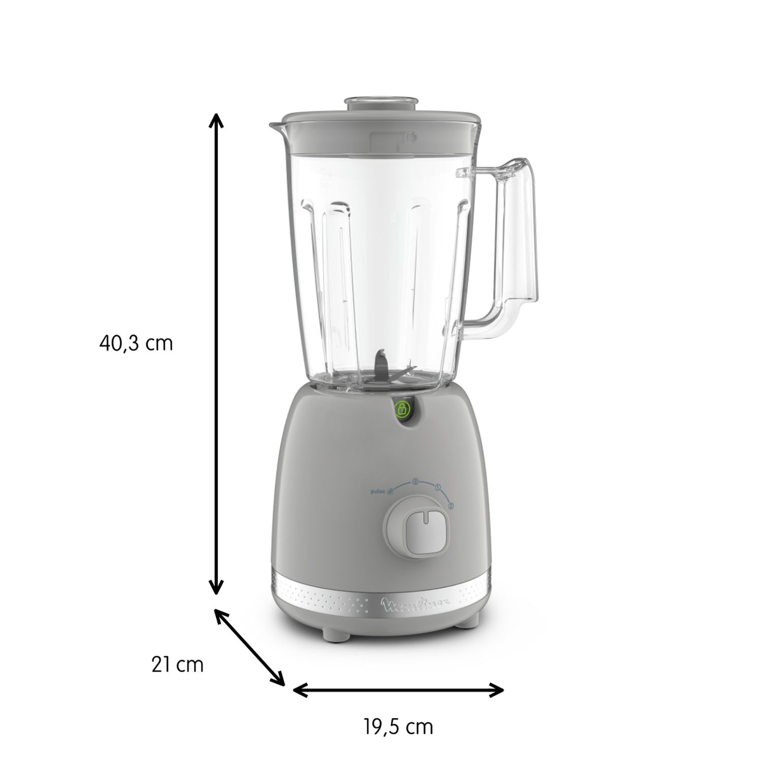 Voir la diapositive 16 : MOULINEX Blender soleil Pepper LM355E10 - Gris