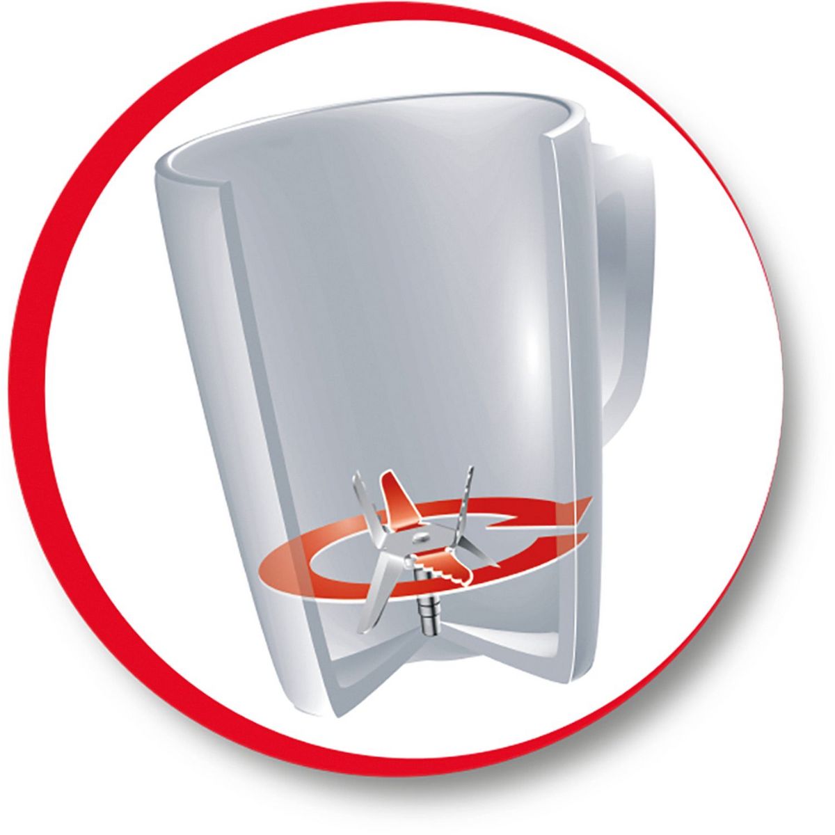 MOULINEX Blender soleil Pepper LM355E10 - Gris