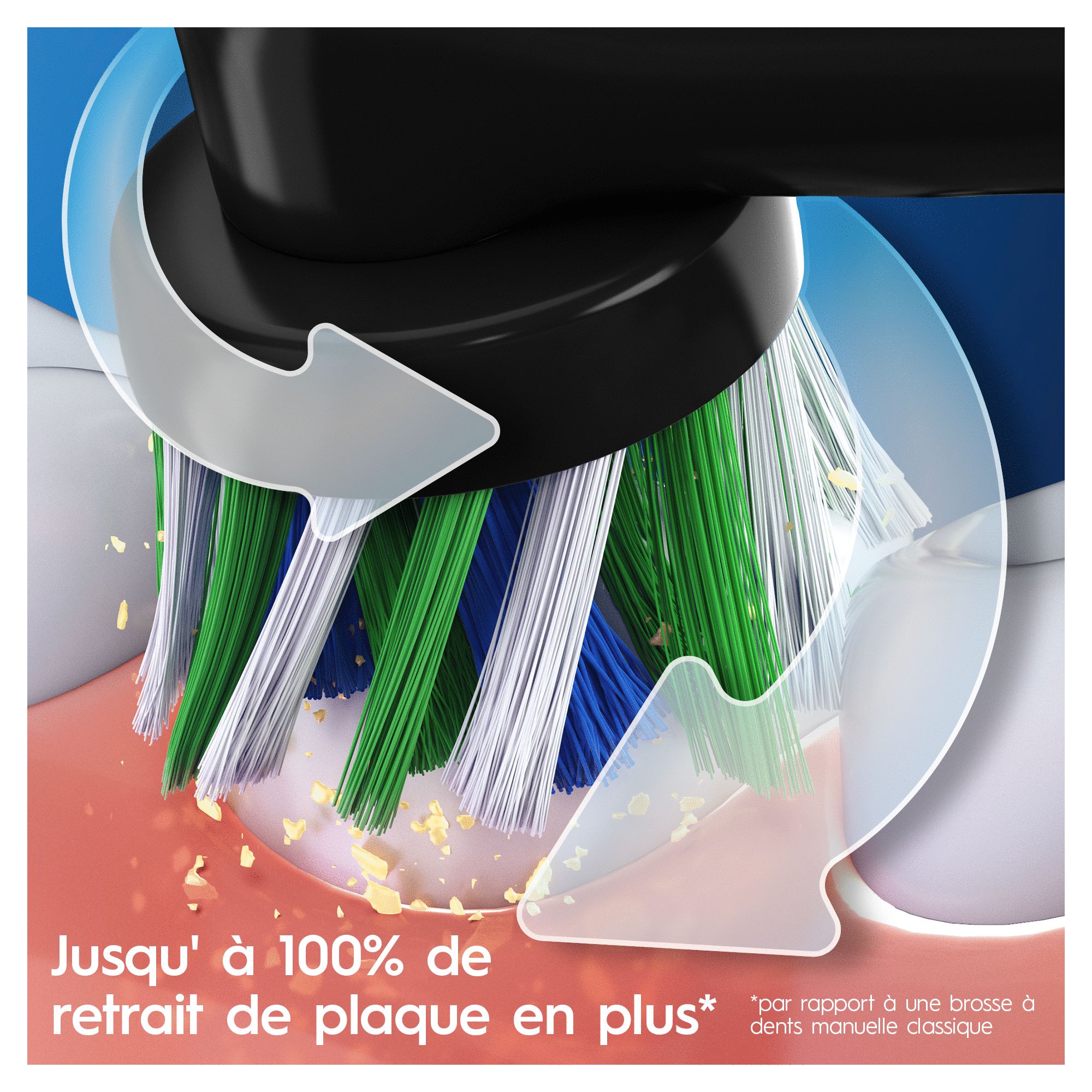 Voir la diapositive 10 : ORAL-B Brosse à dents électrique Vitality PRO - Noir