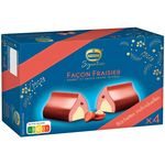 NESTLE Signature sorbet façon fraisier buchettes individuelles 4 pièces 310g