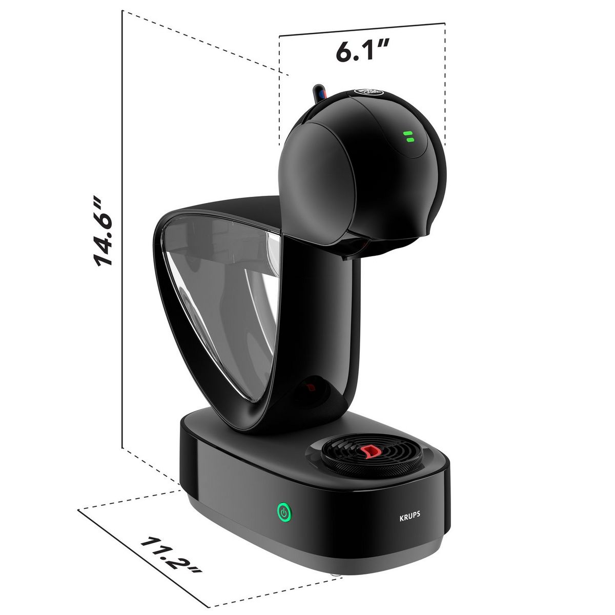 KRUPS Expresso Nescafé Dolce Gusto &nbsp;INFINISSIMA TOUCH YY4667FD - Noir